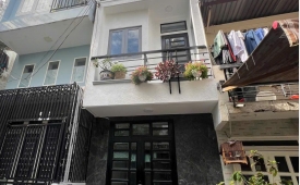 BÁN NHÀ 3 TẦNG, HẺM 5m, CMT8, P5, TÂN BÌNH, 3x9m, 3PN, NHỈNH 4 TỶ