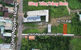 Bán đất xã Trảng Bom, Đồng Nai, 1 sẹc Nguyễn Hoàng, 850 triệu