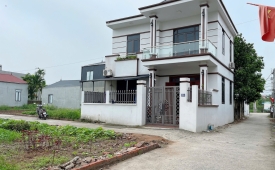 Bán đất Phúc Hoà Phúc Thọ,90m2 ,lô góc ,đường thông ô tô tránh