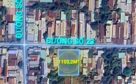 Ra nhanh lô đất biệt thự cực đẹp 1100m2 đường Tân Thông Hội 32x36m