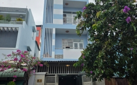 Cho Thuê Nhà Phố 1 trệt 2 lầu gần chợ bình điền đông đúc sầm uất