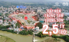 Chính chủ cắt lỗ lô đất nền 2 mặt tiền. Trung tâm hình chính Lương Sơn.