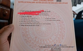 Chính chủ bán đất Ninh Bình tại Vạn Hạnh, oto vào quay đầu thoải mái
