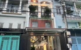 BÁN NHÀ PHỐ QUẬN 12 - 4 TẦNG FULL NỘI THẤT - 57,5M2 - GIÁ NHỈNH 5 TỶ
