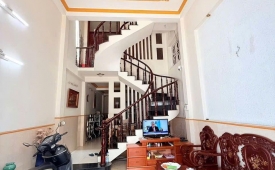 Bán Nhà 4 Tầng Gò Dầu, Quận Tân Phú, Diện tích 65m2, hẻm xe hoi, 6 tỷ